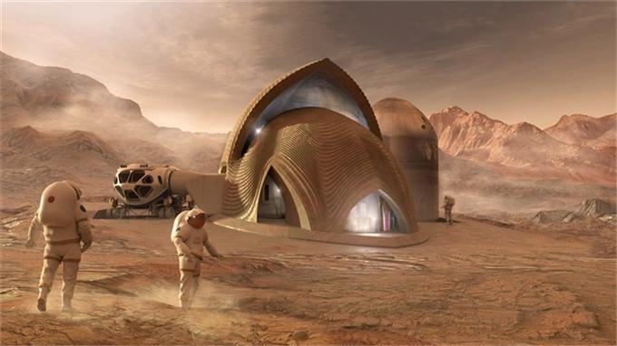 3D打印未来火星房子