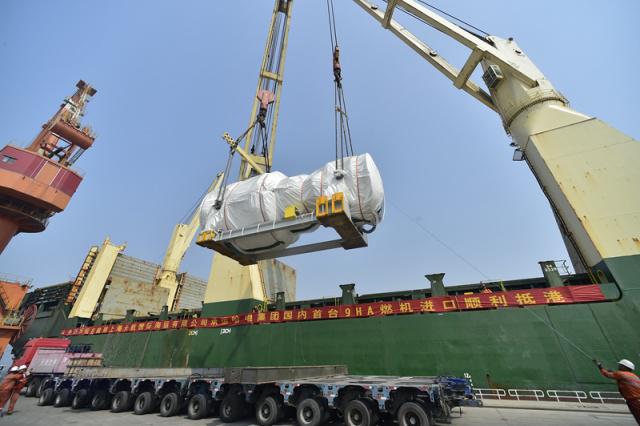 全球首台3D打印燃气轮机在我国天津首次接卸