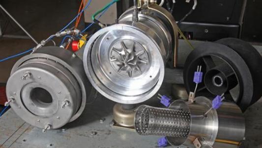 ​SwRI采用专业的3D打印机开发的冷却径向燃气轮机