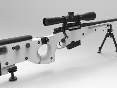 3D打印的狙击步枪