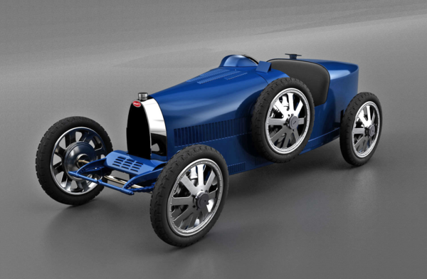 布加迪推出电动汽车Baby II价值23万，使用3D打印35型车身！