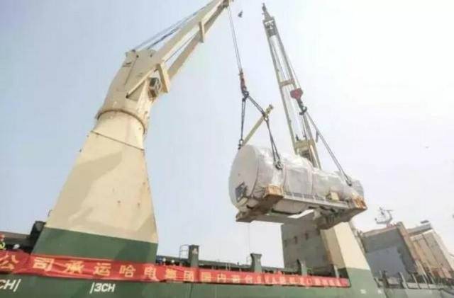 全球首台3D打印微孔预混9HA燃气轮机在中国天津抵港接卸