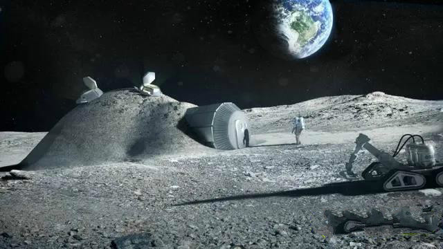 宇航员尿液或能成为3D打印月球基地关键材料
